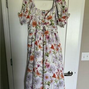 ARULA Floral Print Dress - Multicolor